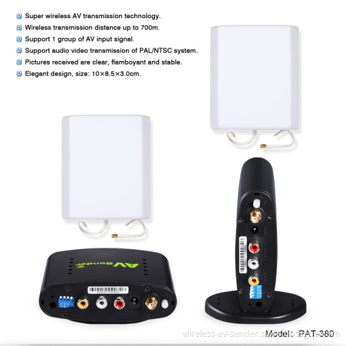 PAT-380 Long Range HD Wireless AV Sender for CCTV Camera